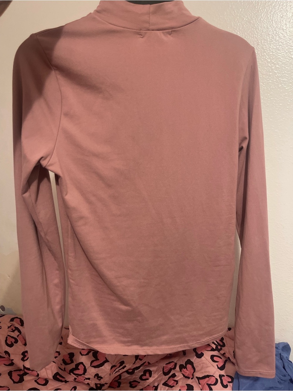 Timing Soft Pink Long Sleeve Slim Tee - Picture 4 of 4